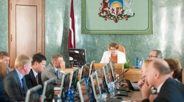 Ministru kabineta sēdē. Foto: Vladislavs Proškins, F64