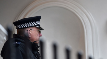 Zviedrijas policists. Foto: AFP/LETA