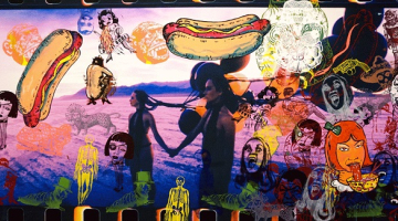 Igauņu mākslinieka Anonymous Boh darbs no izstādes „Zvaigžņu putekļi”. Publicitātes foto