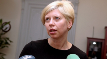 Anda Čakša. Foto: Sintija Zandersone, LETA