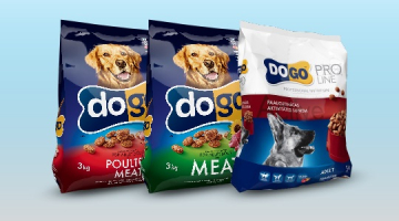 Dogo dzīvnieku barība. Datorattēls