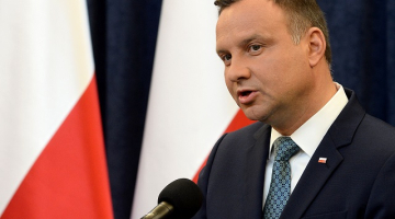 Polijas prezidents Andžejs Duda. Foto: Reuters/LETA