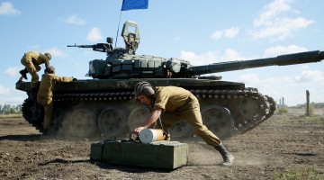 Prokremliskie kaujinieki Donbasā. Foto: Alexander Ermochenko, EPA/LETA
