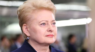 Lietuvas prezidente Daļa Grībauskaite. Foto: Evija Trifanova, LETA