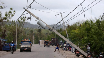 Viesuļvētras ''Metjū'' postījumi Haiti. Foto: EPA-LETA