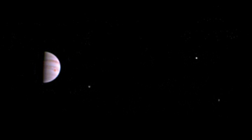 Šo attēlu "Juno" noraidīja 10.jūlijā, un tas rāda Jupiteru. Foto: AP/LETA