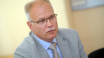 Mediķu arodbiedrības priekšsēdētājs Valdis Keris. Foto: Edijs Pālens, LETA