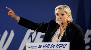 Marine Lepēna. Foto: Reuters-LETA