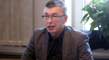Latvijas Radio vadītājs Aldis Pauliņš. Foto: Edijs Pālens, LETA.