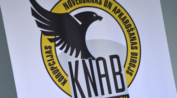 KNAB logotips. Foto: Zane Bitere, LETA.
