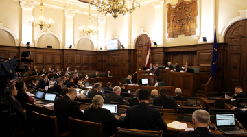 Saeima. Foto: Ieva Čīka, LETA.