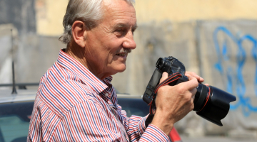 Fotogrāfs Uldis Briedis. Foto Edijs Pālens, LETA