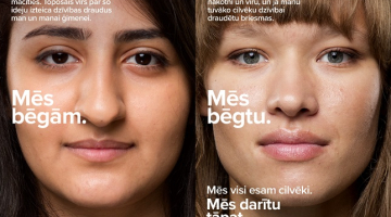 Kampaņas plakāts. Publicitātes foto