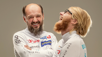 Gints Barkovskis un Kārlis Bardelis.