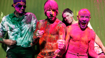 "Red Hot Chili Peppers". Publicitātes foto