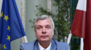 Izglītības ministrs Kārlis Šadurskis. Foto: Evija Trifanova, LETA