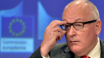 EK viceprezidents Franss Timmermans. Foto: AFP/LETA
