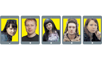 No kreisās: Līva Alksne, Kristaps Skutelis, Kristīne Pastare–Skutele, Vilhelms Meisters, Dina Bēma