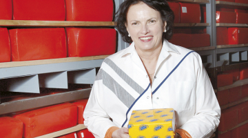 Smiltenes piens valdes priekšsēdētāja Gita Mūrniece: «Mūs glābušas trakas idejas.» Foto — Gints Ivuškāns, F64