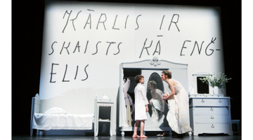 Izrāde Raudupiete. Matīsiņš — Elvijs Škoba, Raudupiete — Elīna Vāne.