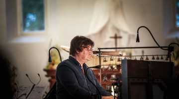 Jānis Lūsēns koncertā Krimuldā. Foto: Nils Vilnis