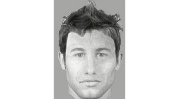 Britu profesores Fejas Skeltones izveidotais grāmatas galvenā varoņa Kristiana Greja fotorobots