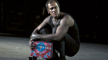 Andris Keišs Otello lomā. Foto — Gints Mālderis
