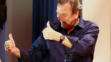 Bijušais Vācijas kanclers Gerhards Šrēders. Foto: Reuters/LETA