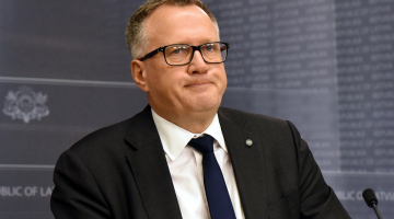 Ekonomikas ministrs Arvils Ašeradens. Foto: Zane Bitere, LETA