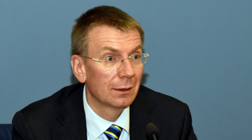 Latvijas ārlietu ministrs Edgars Rinkēvičs. Foto: Zane Bitere, LETA