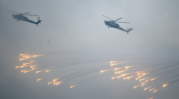 KRievijas un Baltkrievijas militārajās mācībās "Zapad 2017". Foto: Sputnik/LETA