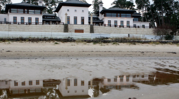 "Parex bankas" akcionāra Valērija Kargina "Villa Adlera" Jūrmalā, Bulduros, 2008. gadā. Foto: Evija Trifanova, LETA