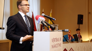 Nacionālās apvienības priekšsēdētājs Raivis Dzintars. Foto: Edijs Pālens, LETA