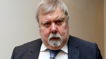 VDK dokumentu zinātniskās izpētes komisijas vadītājs Kārlis Kangeris. Foto: Evija Trifanova, LETA