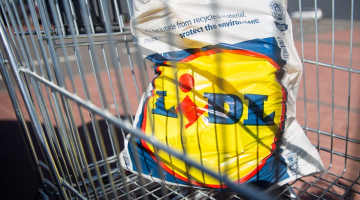 "Lidl" veikala logo. Foto: BNS/LETA