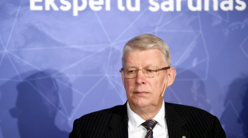 Bijušais Valsts prezidents Valdis Zatlers. Foto: Ieva Leiniša, LETA