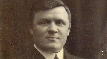 Kārlis Ulmanis pēc atgriešanās Latvijā. 1913.—1914. gads.
Foto no Latvijas Kara muzeja krājuma