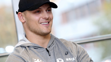 Bobslejists Daumants Dreiškens. Foto: Paula Čurkste, LETA