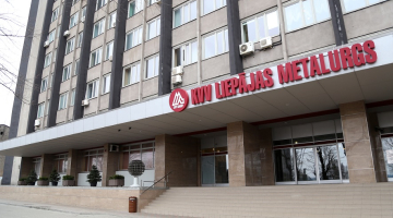 AS "KVV Liepājas metalurgs" administratīvā ēka. Foto: Evija Trifanova, LETA