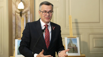 Saeimas Aizsardzības, iekšlietu un korupcijas novēršanas komisijas priekšsēdētājs Ainars Latkovskis. Foto: Evija Trifanova, LETA