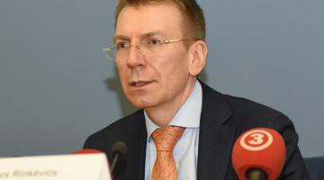 Ārlietu ministrs Edgars Rinkēvičs. Foto: Zane Bitere, LETA