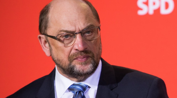 Vācijas sociāldemokrātu līderis Martins Šulcs. Foto: EPA/LETA
