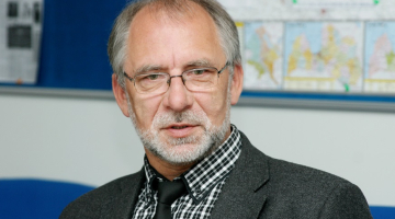 Prokuratūras Noziedzīgi iegūtu līdzekļu legalizācijas novēršanas dienesta priekšnieks Viesturs Burkāns. Foto: Rebeka Žeire, LETA