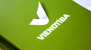 Partijas "Vienotība" logo. Foto: Paula Čurkste, LETA