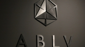 "ABLV Bank" logo. Foto: Evija Trifanova, LETA