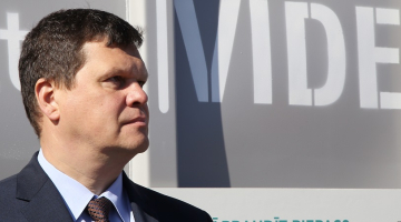Vides aizsardzības un reģionālās attīstības ministrs Kaspars Gerhards. Foto: Evija Trifanova, LETA