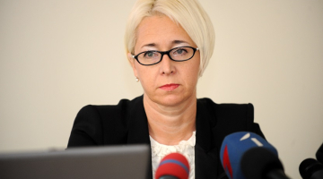 Bijusī Finanšu un kapitāla tirgus komisijas priekšsēdētāja Irēna Krūmane. Foto: Lita Krone, LETA