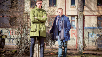 Kārlis Lesiņš (pa kreisi) un Matīss Gricmanis.
Foto — Edmunds Brencis, Picture Agency