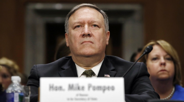 Maiks Pompeo. Foto: AP/LETA