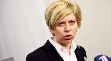 Veselības ministre Anda Čakša. Foto: Ieva Leiniša, LETA